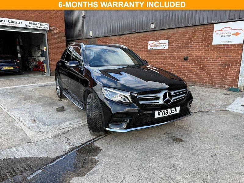 Black Used 2018 Mercedes GLC250 AMG line SUV | £21,695 (Fair price) - Image 1/4