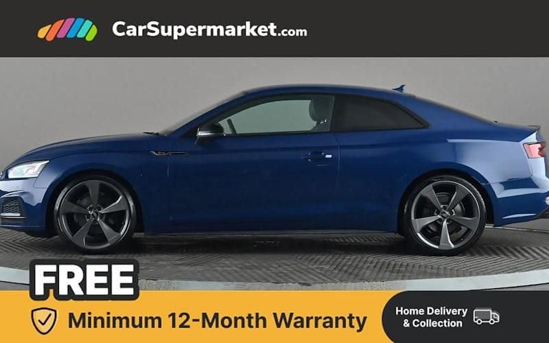 Used Audi A5 Black Edition 150 HP (110 kW) 2019 Blue Coupe
