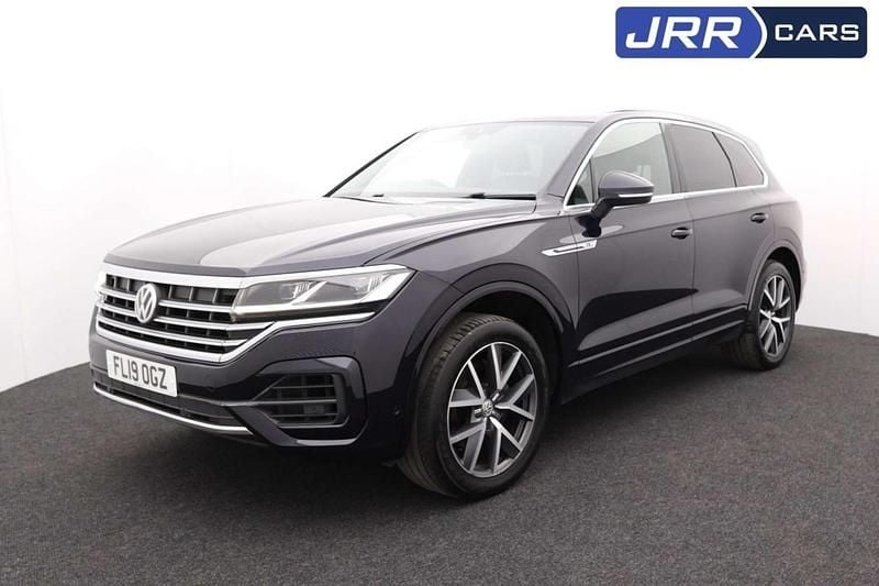 Used VW Touareg R-line 286 HP (210 kW) 2019 Blue SUV
