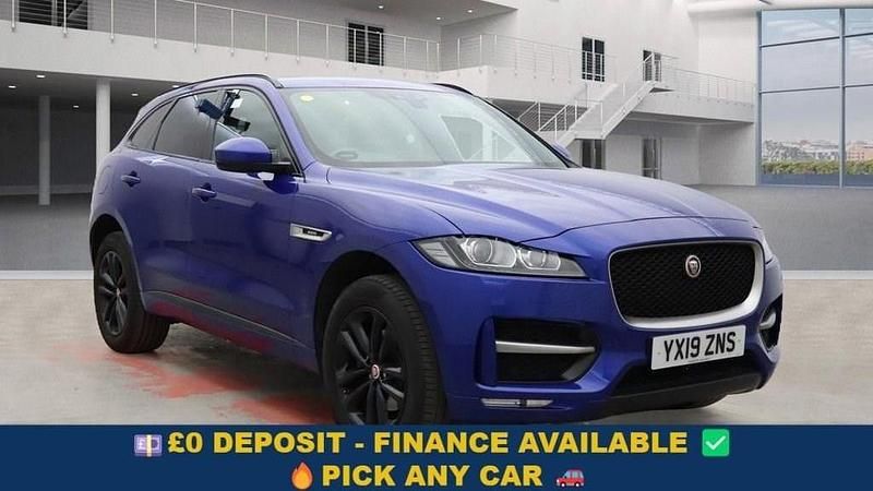 Blue Used 2019 Jaguar F-Pace R-Sport SUV | £16,299 (Fair price) - Image 1/4