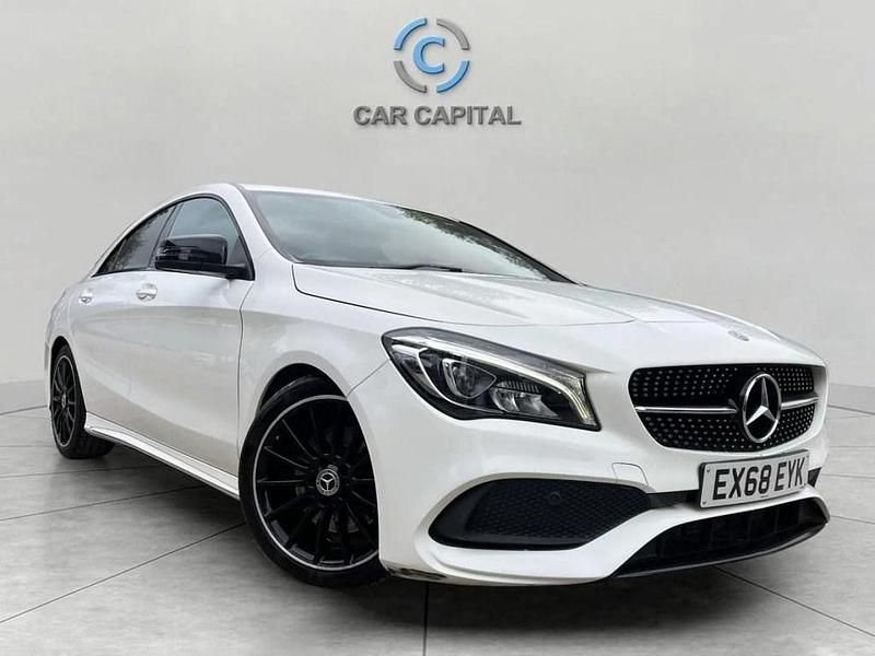 Used Mercedes CLA220 AMG line 2018 White Sedan