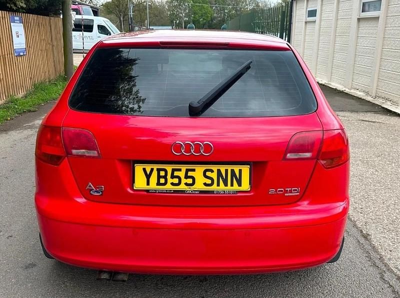 Used Audi A3 Sport 170 HP (125 kW) 2006 Red Hatchback