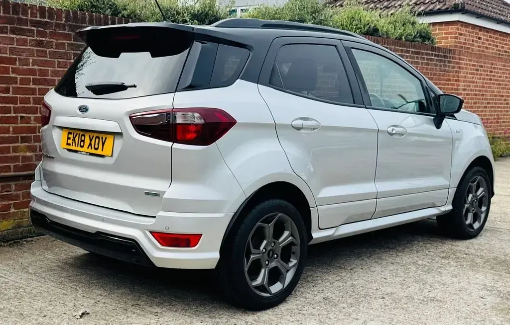 Used Ford Ecosport ST-Line 125 HP (91 kW) 2018 Silver SUV