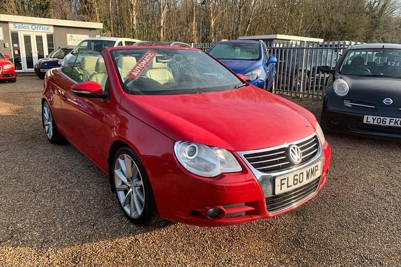 Used VW Eos Sportline 140 HP (102 kW) 2010 Red Cabriolet