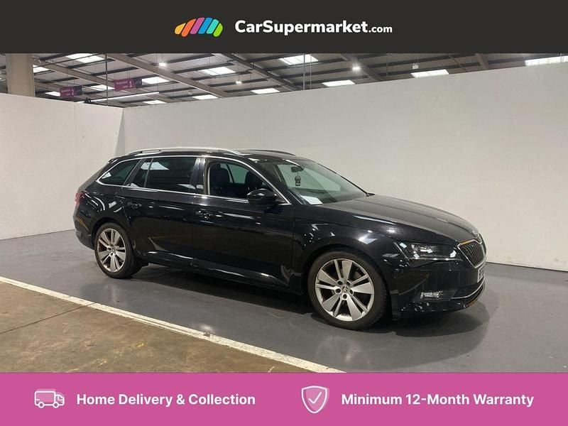 Black Used 2019 Skoda Superb SE L Executive Estate | £14,697 (Fair price) - Image 1/4