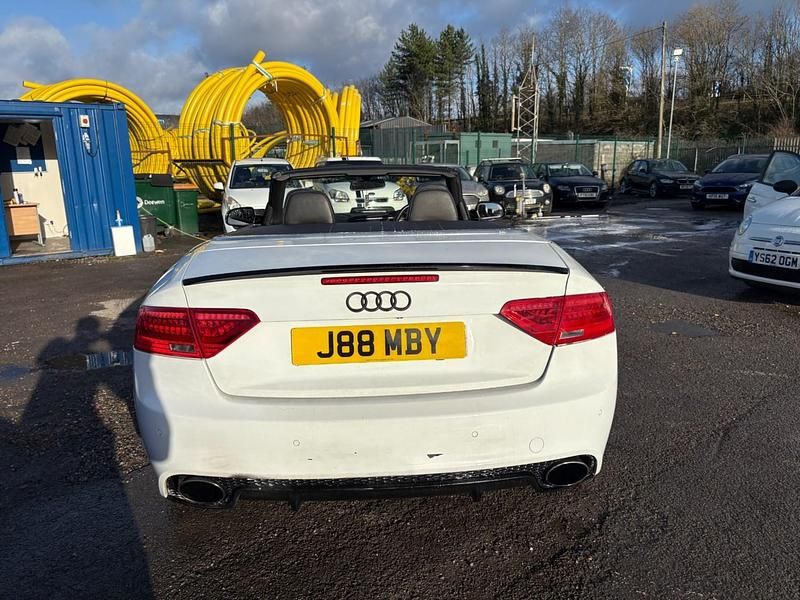 Used Audi A5 Cabriolet S-Line 2012 White Cabriolet