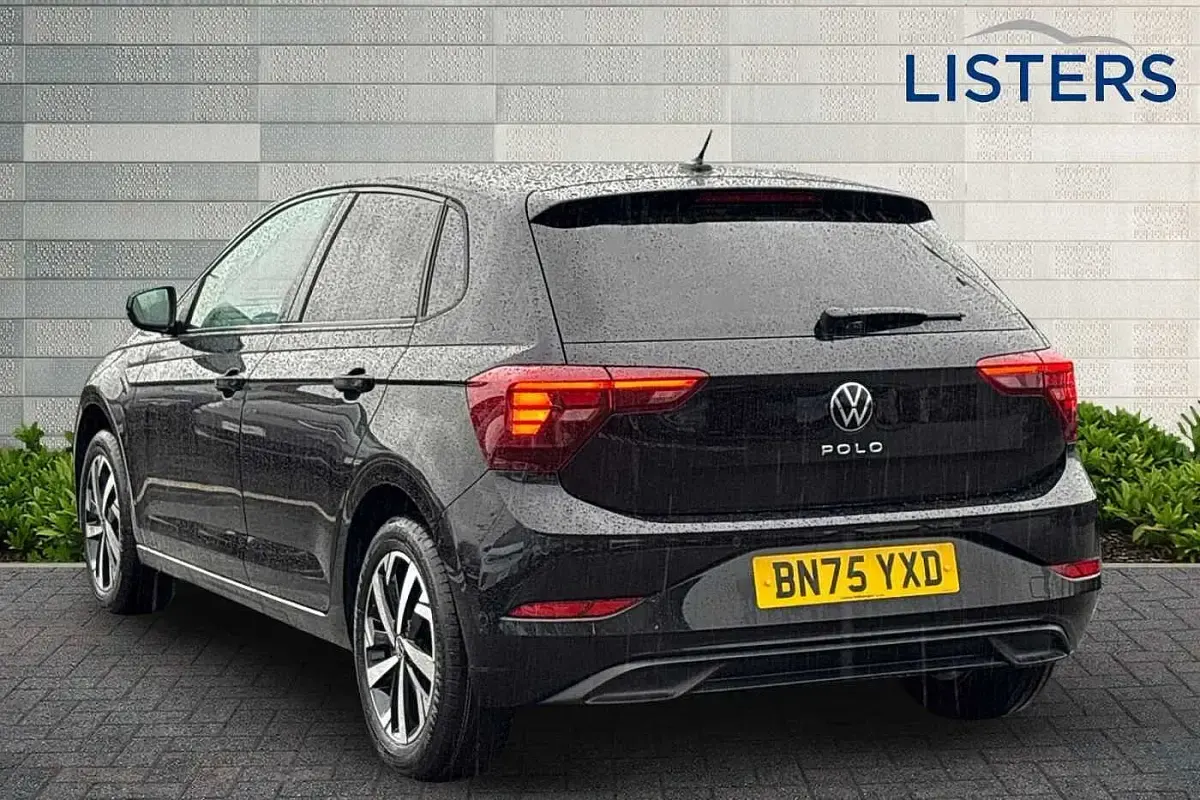 Used VW Polo Match 95 HP (69 kW) 2025 Black Hatchback