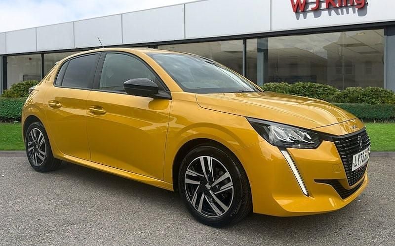 Yellow Used 2023 Peugeot 208 Active+ Hatchback | £12,135 (Fair price) - Image 1/3