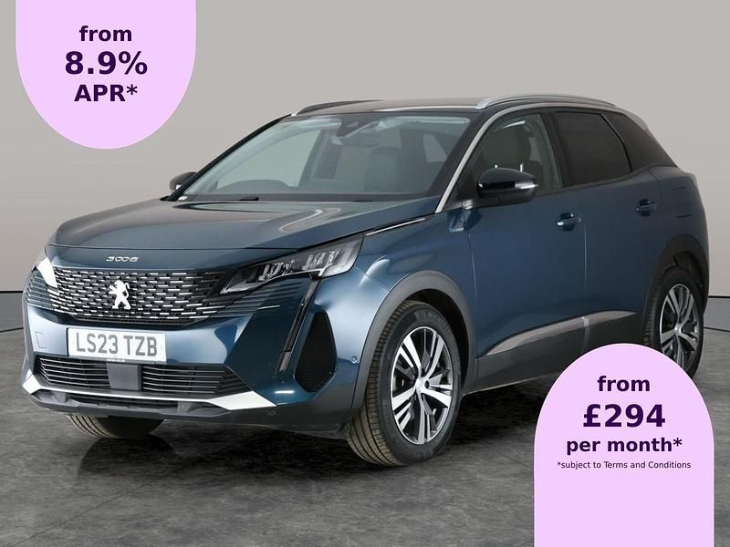 Blue Used 2023 Peugeot 3008 Allure+ SUV | £20,373 (Fair price) - Image 1/2