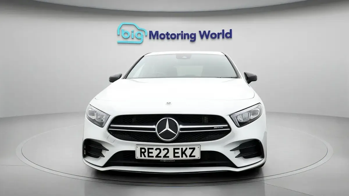 Used Mercedes A35 AMG Executive 306 HP (225 kW) 2022 White Hatchback