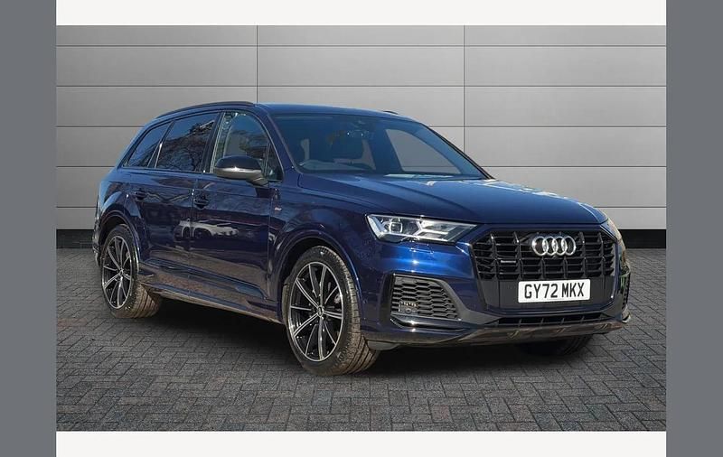 Used Audi Q7 Black Edition 340 HP (250 kW) 2022 Blue SUV
