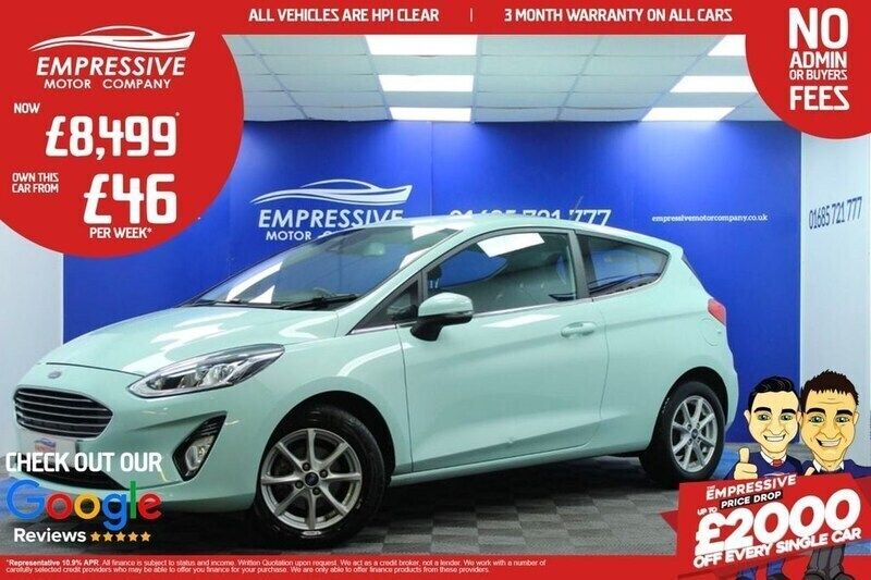 Green Used 2018 Ford Fiesta Zetec Hatchback | £8,499 (Fair price) - Image 1/4