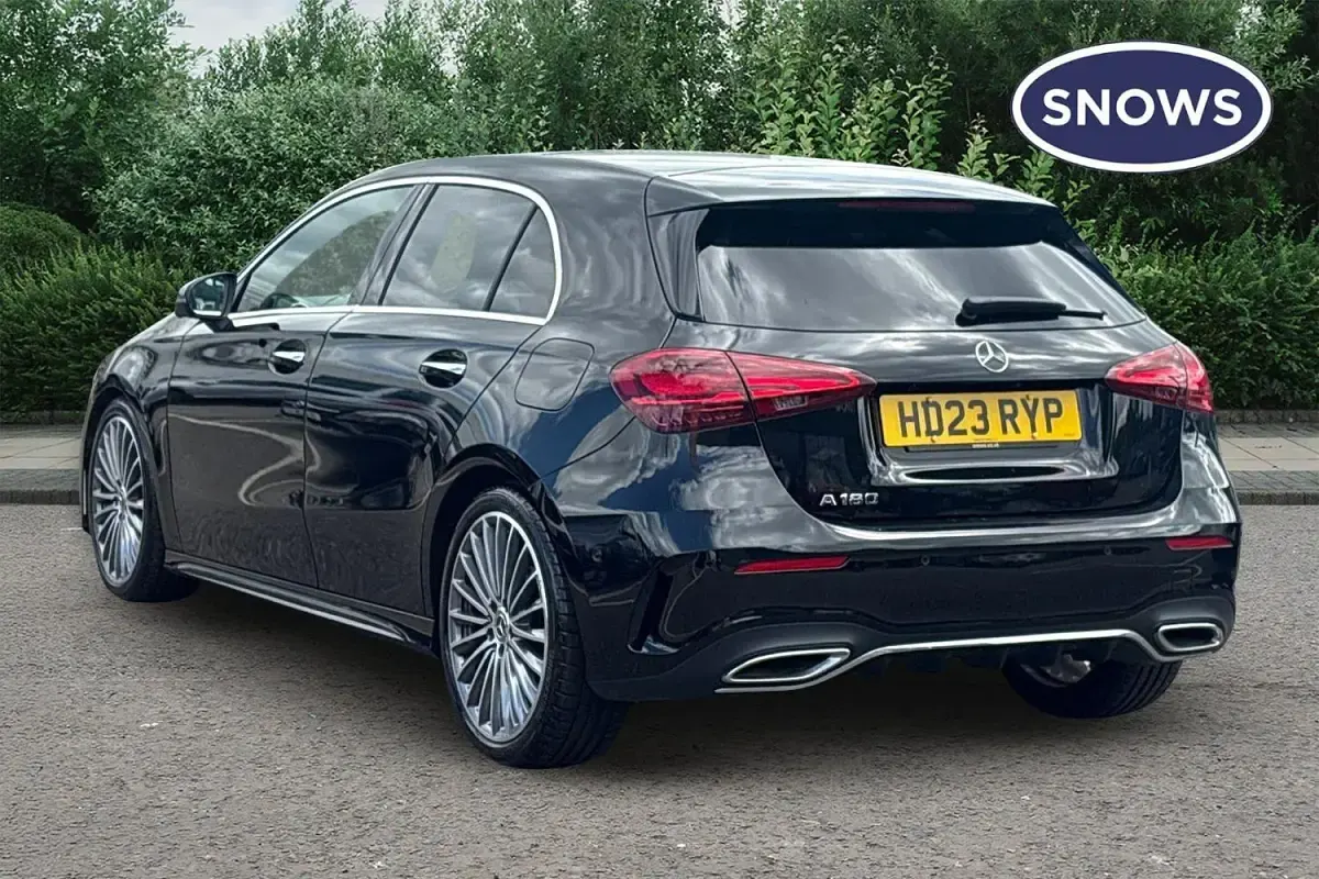 Used Mercedes A180 AMG line 136 HP (100 kW) 2023 Black