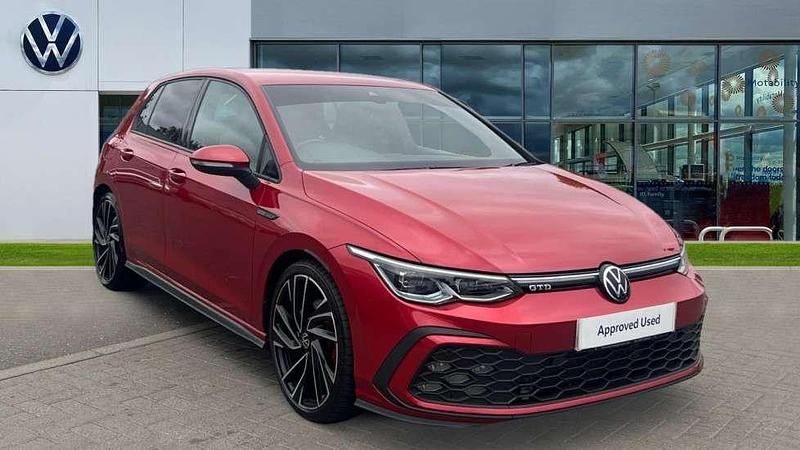 Red Used 2022 VW Golf VIII GTD Hatchback | £25,489 (A bit pricey) - Image 1/4