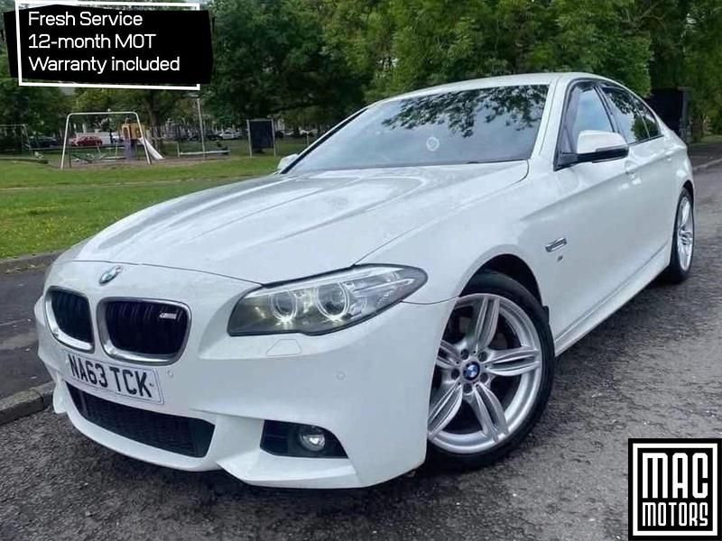 White Used 2013 BMW 520 M Sport Sedan | £6,895 (A bit pricey) - Image 1/4