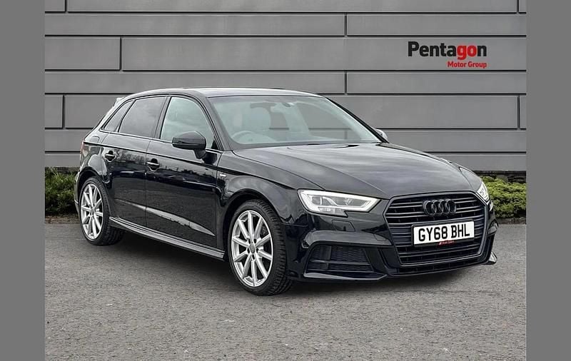 Used Audi A3 Black Edition 113 HP (83 kW) 2018 Black Sedan
