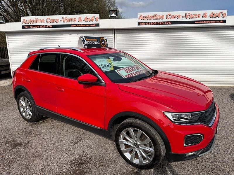 Used VW T-Roc SEL 150 HP (110 kW) 2021 Red SUV