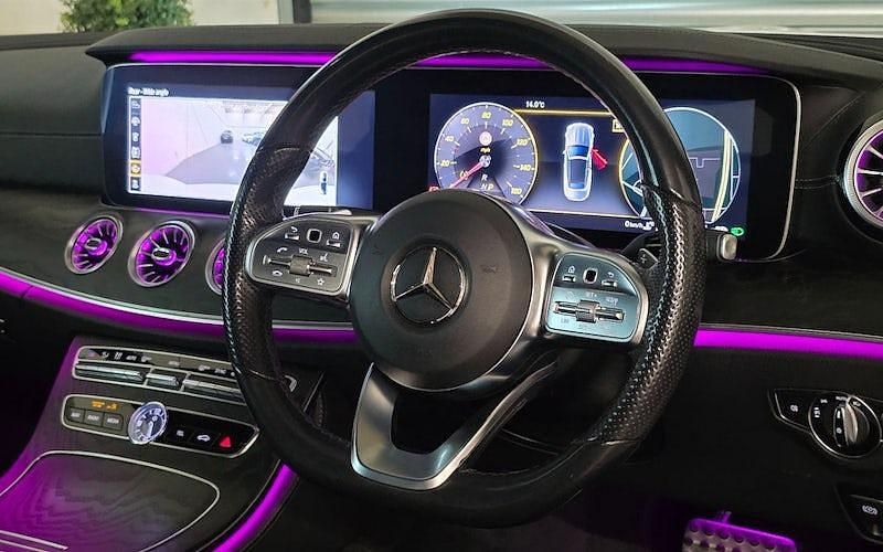 Used Mercedes E450 AMG line 367 HP (269 kW) 2019 White Cabriolet