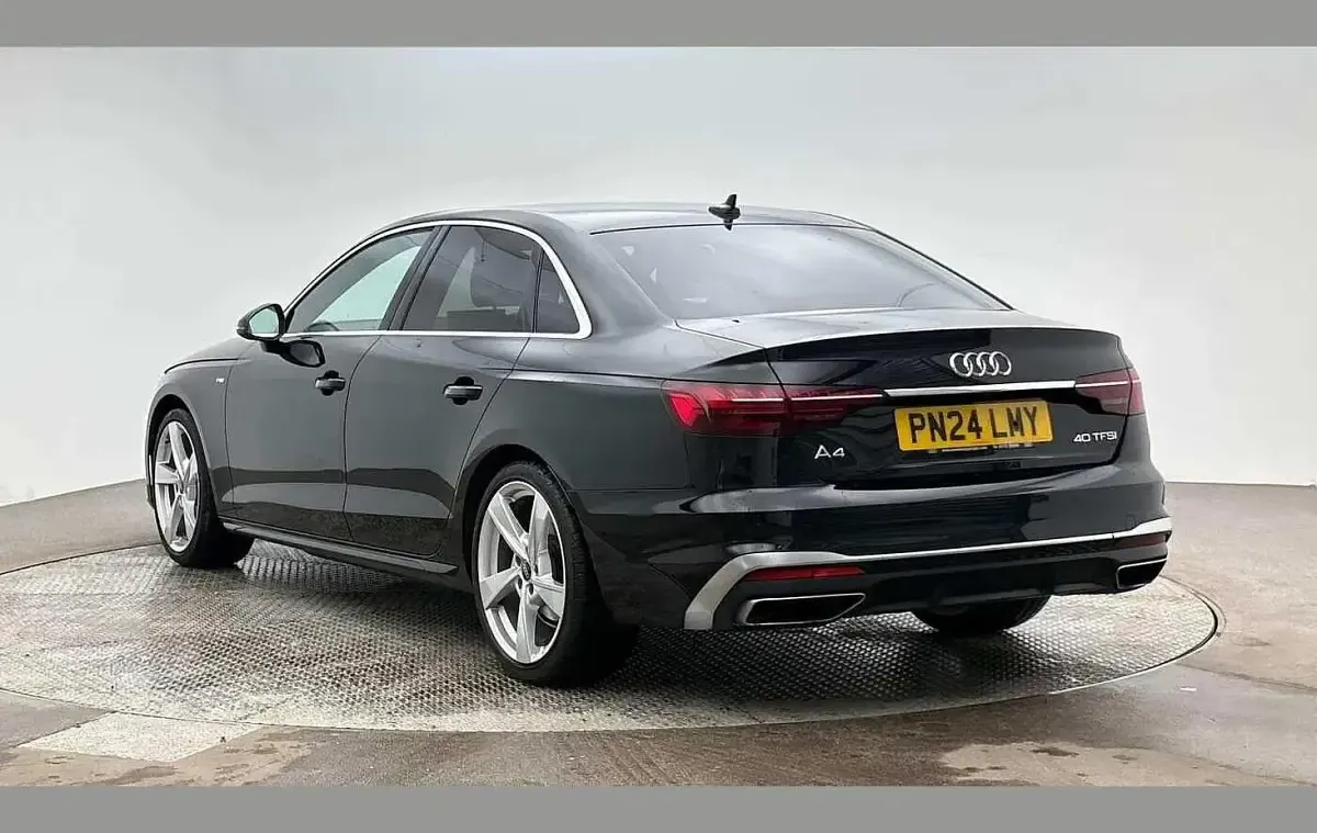 Used Audi A4 S-Line 200 HP (147 kW) 2024 Black Sedan