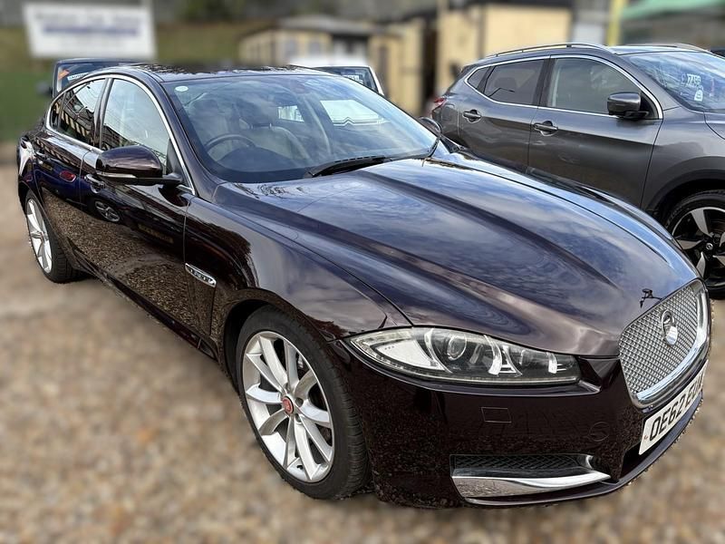 Red Used 2012 Jaguar XF Premium Luxury Sedan | £5,495 (Fair price) - Image 1/4