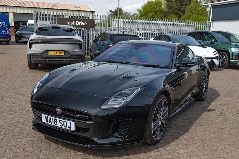 Used Jaguar F-Type R-Dynamic 380 HP (279 kW) 2018 Black Coupe