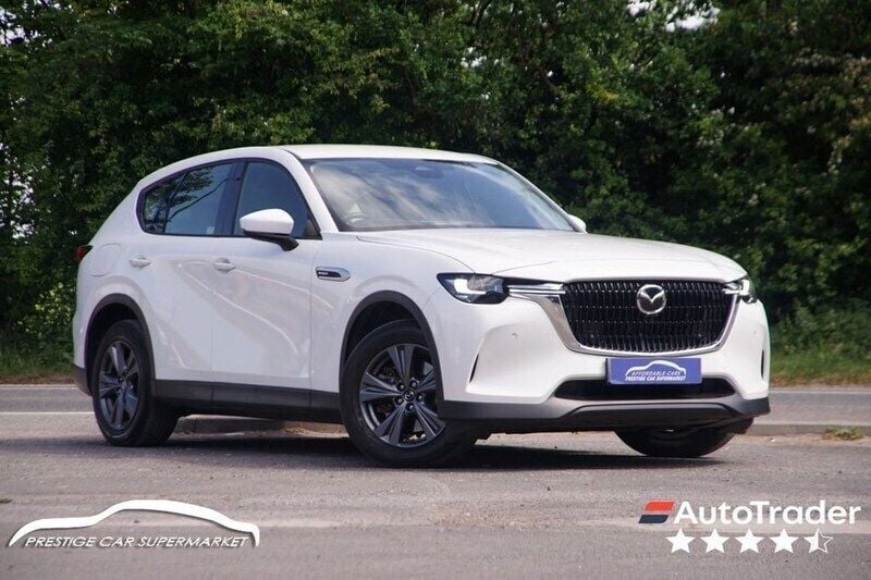 White Used 2023 Mazda CX-60 Exclusive-Line SUV | £27,999 (Good price) - Image 1/4