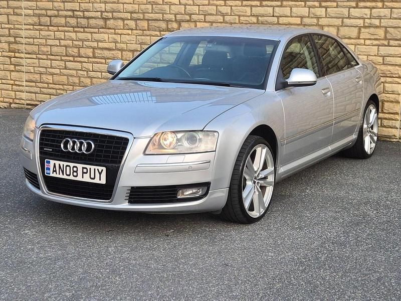 Used Audi A8 233 HP (171 kW) 2008 Silver Sedan