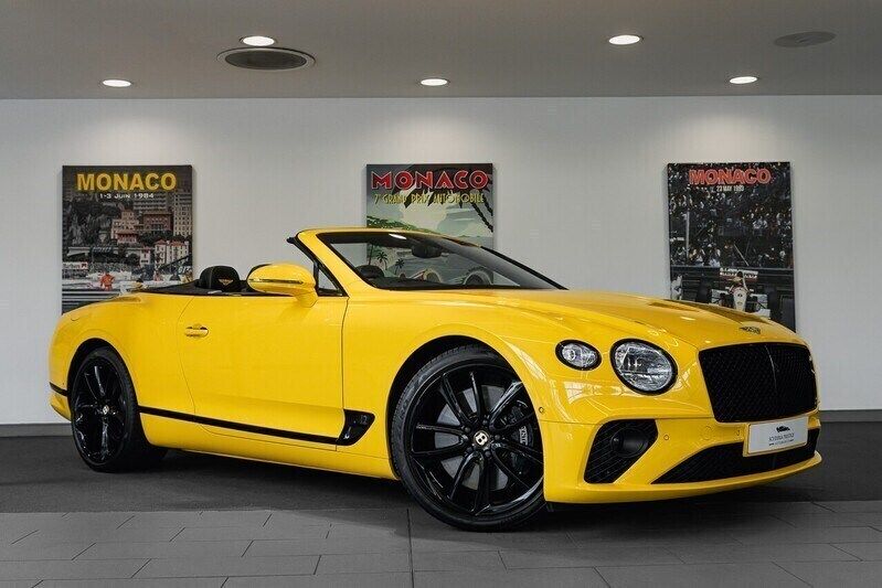 Monaco yellow Used 2019 Bentley Continental GT Convertible Cabriolet | £119,950 - Image 1/4