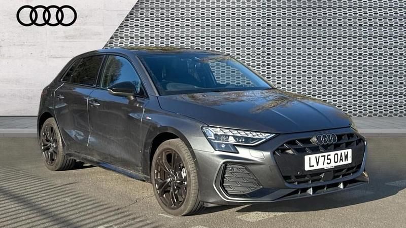 Grey Used 2025 Audi A3 Sportback e-tron Black Edition Hatchback | £34,998 - Image 1/4