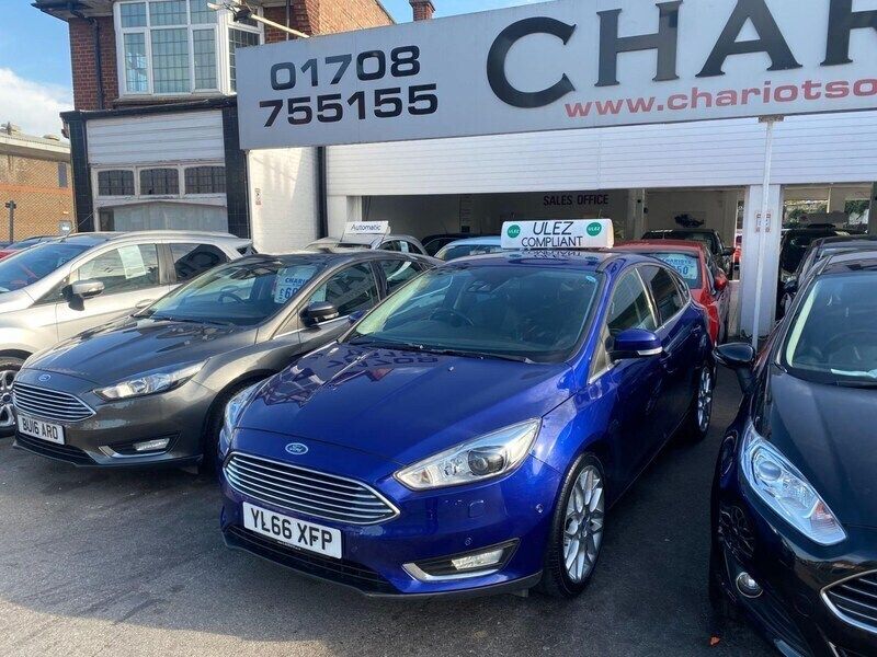 Blue Used 2017 Ford Focus Titanium X Hatchback | £6,000 (Fair price) - Image 1/3