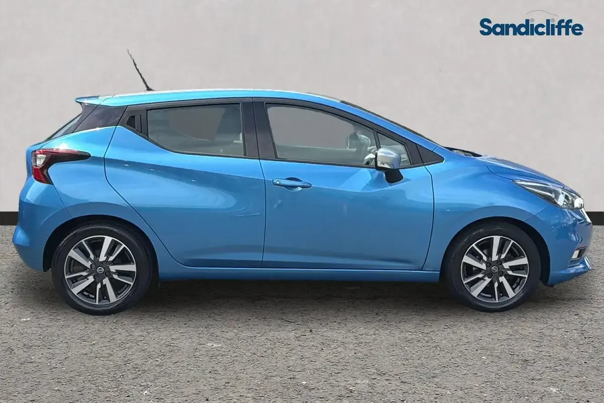 Used Nissan Micra Acenta 101 HP (74 kW) 2019 Blue Hatchback