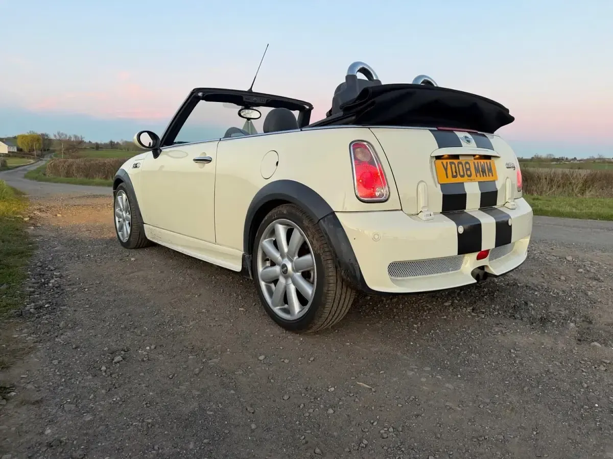 Used Mini Cooper S Cabriolet 2008 White Cabriolet