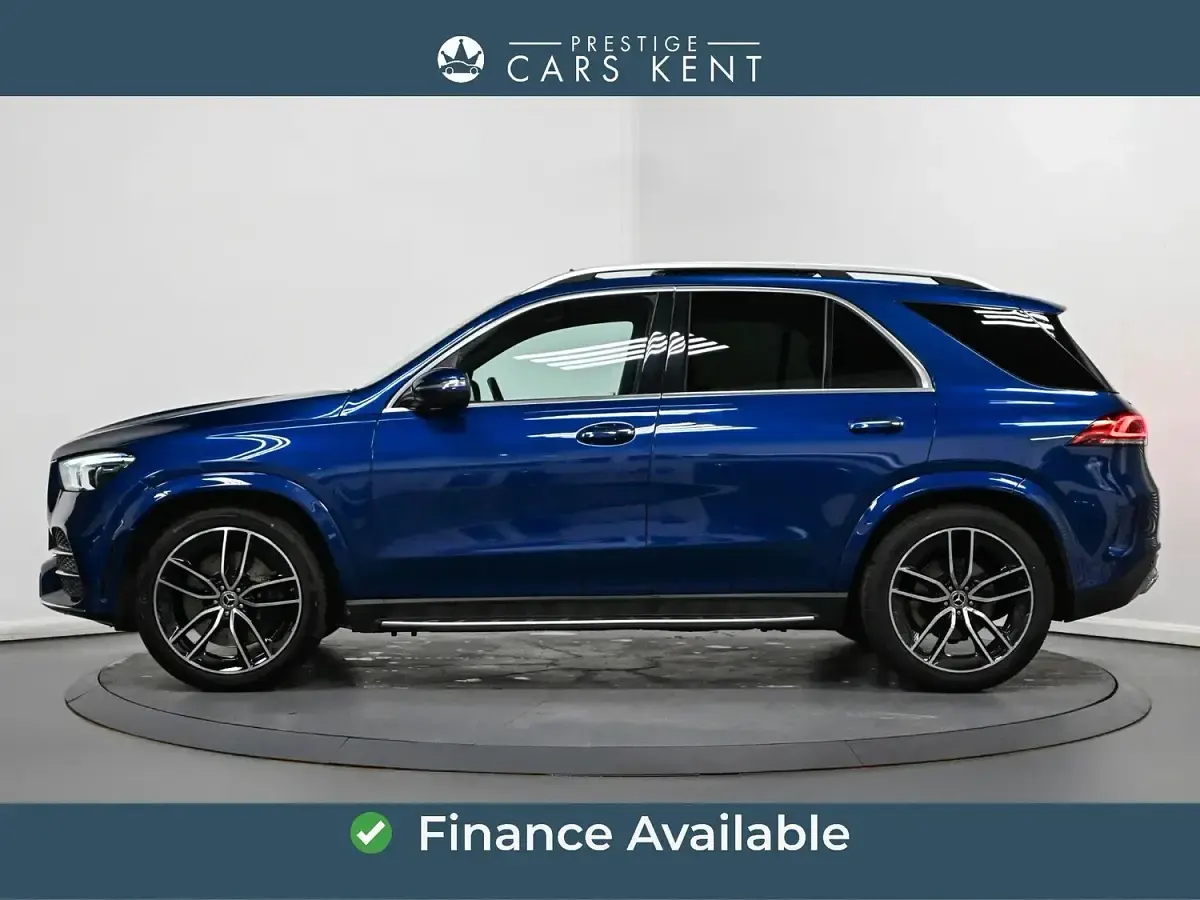 Used Mercedes GLE450 AMG AMG line 367 HP (269 kW) 2020 Blue SUV