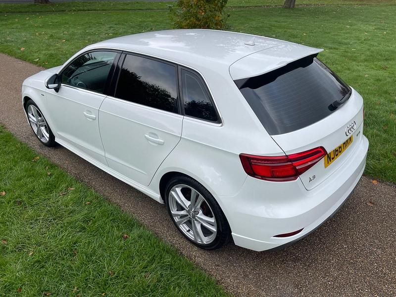 Used Audi A3 Sportback S-Line 2016 White Hatchback