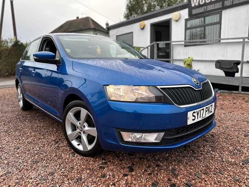 Blue Used 2017 Skoda Rapid SE Hatchback | £6,995 (Fair price) - Image 1/4