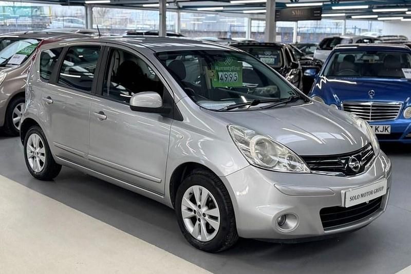 Used Nissan Note Acenta 110 HP (80 kW) 2010 Silver Hatchback