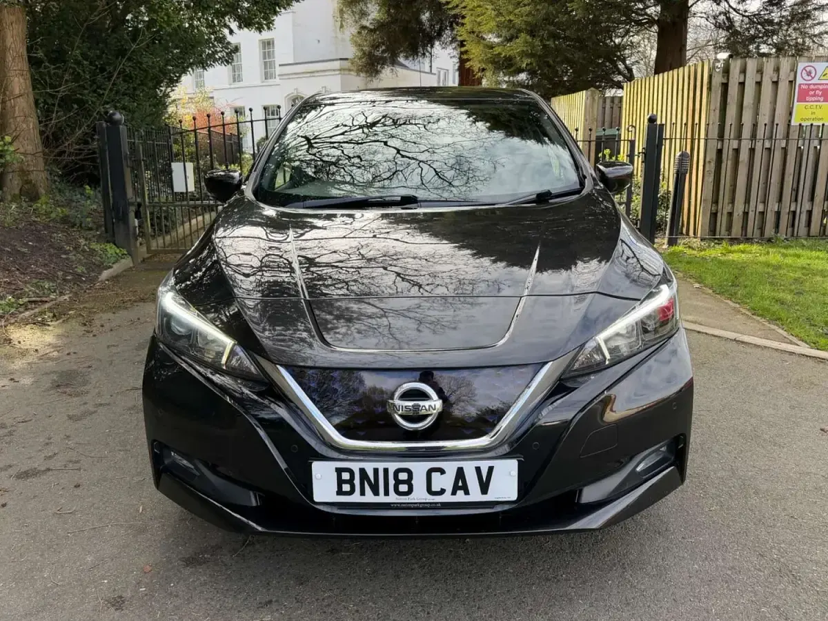 Used Nissan Leaf 110 kW (150 HP) 2018 Black Hatchback