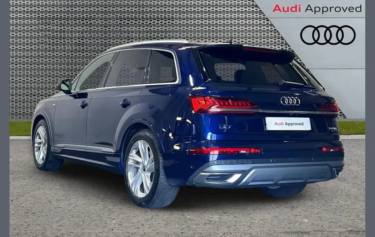 Used Audi Q7 S-Line 281 HP (206 kW) 2022 Blue SUV