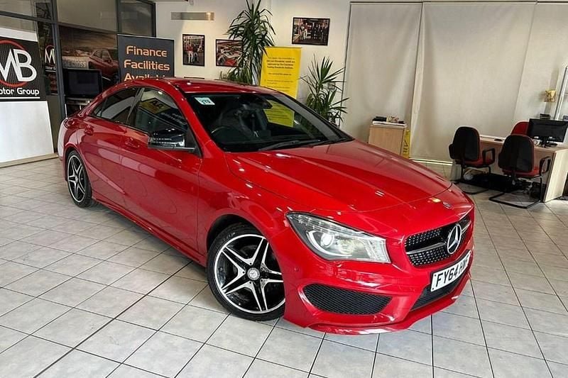 Red Used 2014 Mercedes CLA220 AMG Sedan | £6,992 (Expensive) - Image 1/1