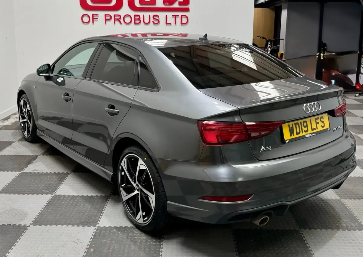Used Audi A3 Black Edition 2019 Grey Sedan