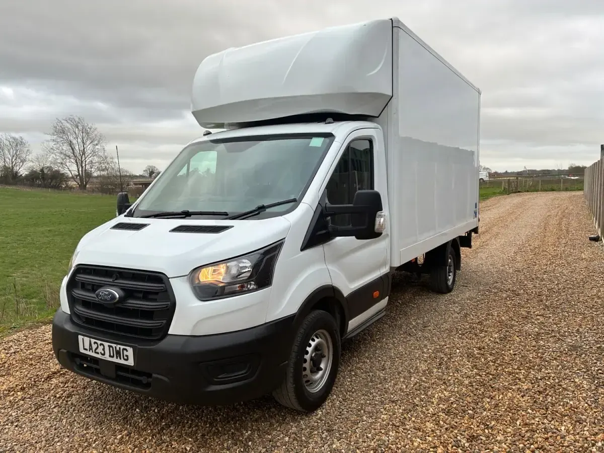 Used Ford Transit S 130 HP (95 kW) 2023 White Cabriolet