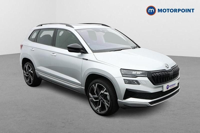 Silver Used 2025 Skoda Karoq SportLine SUV | £25,449 (Good price) - Image 1/4