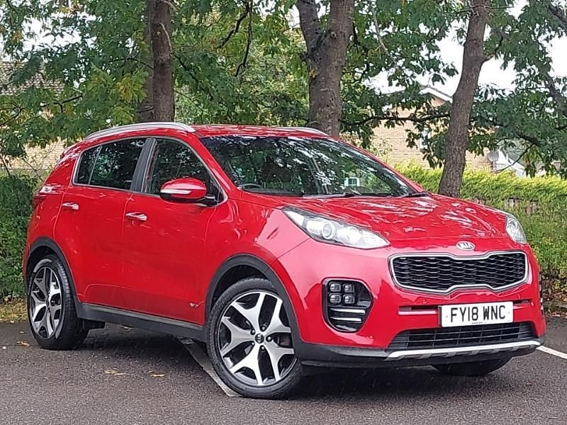 Red Used 2018 Kia Sportage GT-Line SUV | £10,498 (Super price) - Image 1/4