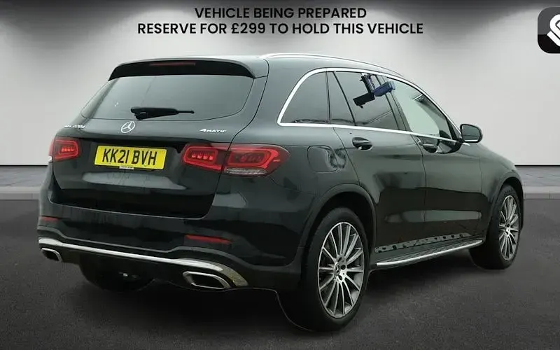 Used Mercedes GLC220 AMG line 194 HP (142 kW) 2021 Black SUV