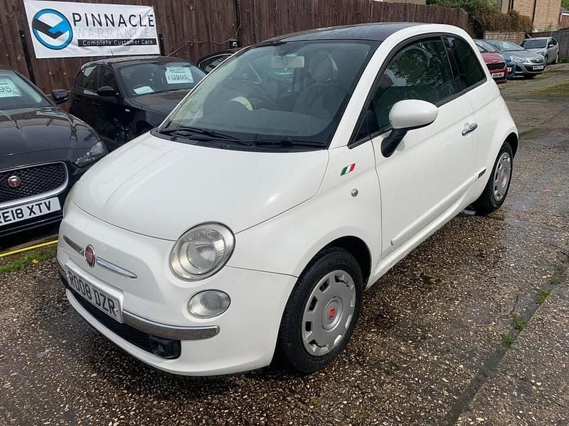 Used Fiat 500 Lounge 2008 White Hatchback