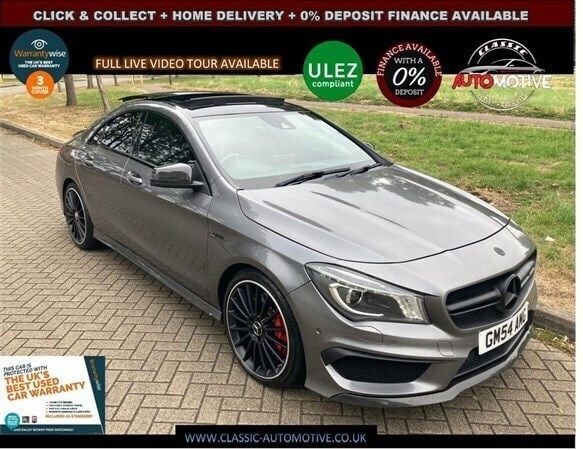 Grey Used 2015 Mercedes CLA45 AMG AMG Coupe | £21,600 (Expensive) - Image 1/1