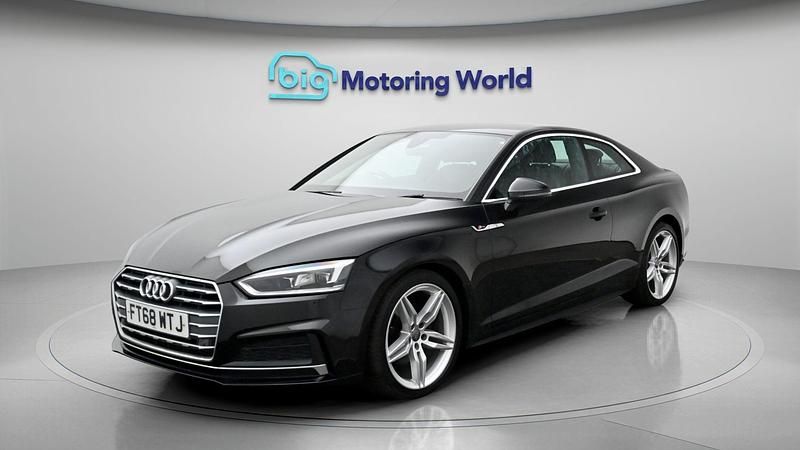 Used Audi A5 S-Line 190 HP (139 kW) 2019 Black Coupe