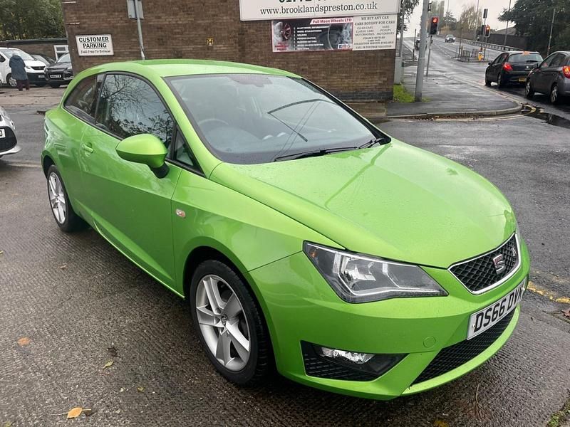 Used Seat Ibiza FR 90 HP (66 kW) 2016 Green Coupe
