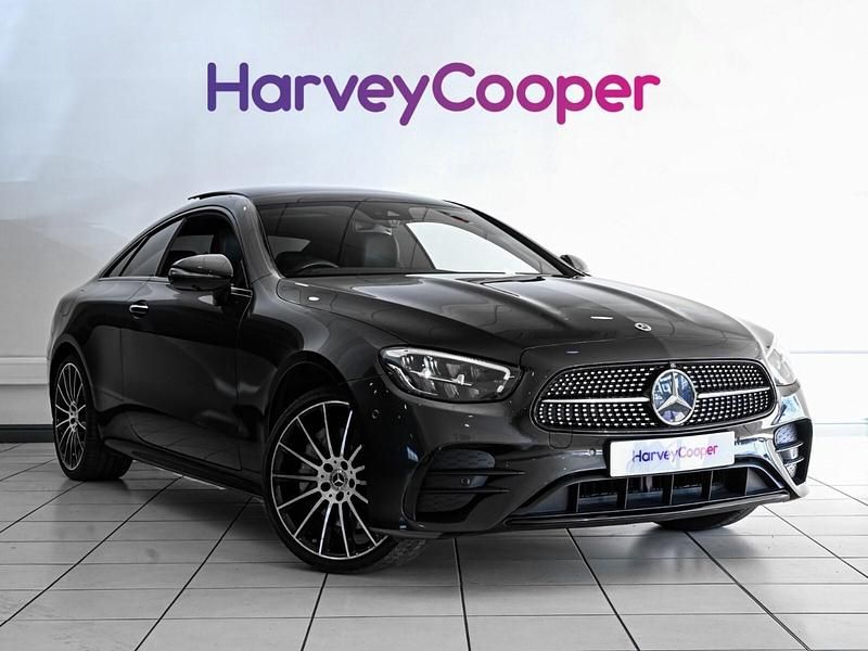 Used Mercedes E400 AMG line 2022 Grey Coupe