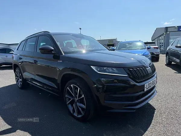 Used Skoda Kodiaq SportLine 150 HP (110 kW) 2021 Black SUV